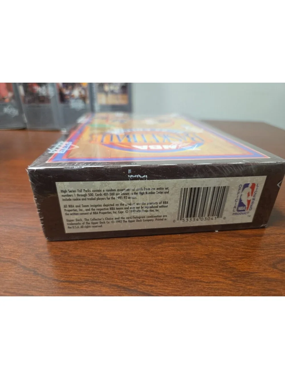 NBA 1991-92 Upper Deck Basketball High Series Sealed Box | 36 Packs
